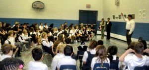 Erik Valdman Teaching Children at a Montessori School